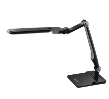 LED stmívatelná stolní lampa MATRIX - 10W, 600Lm, volba teploty světla, černá